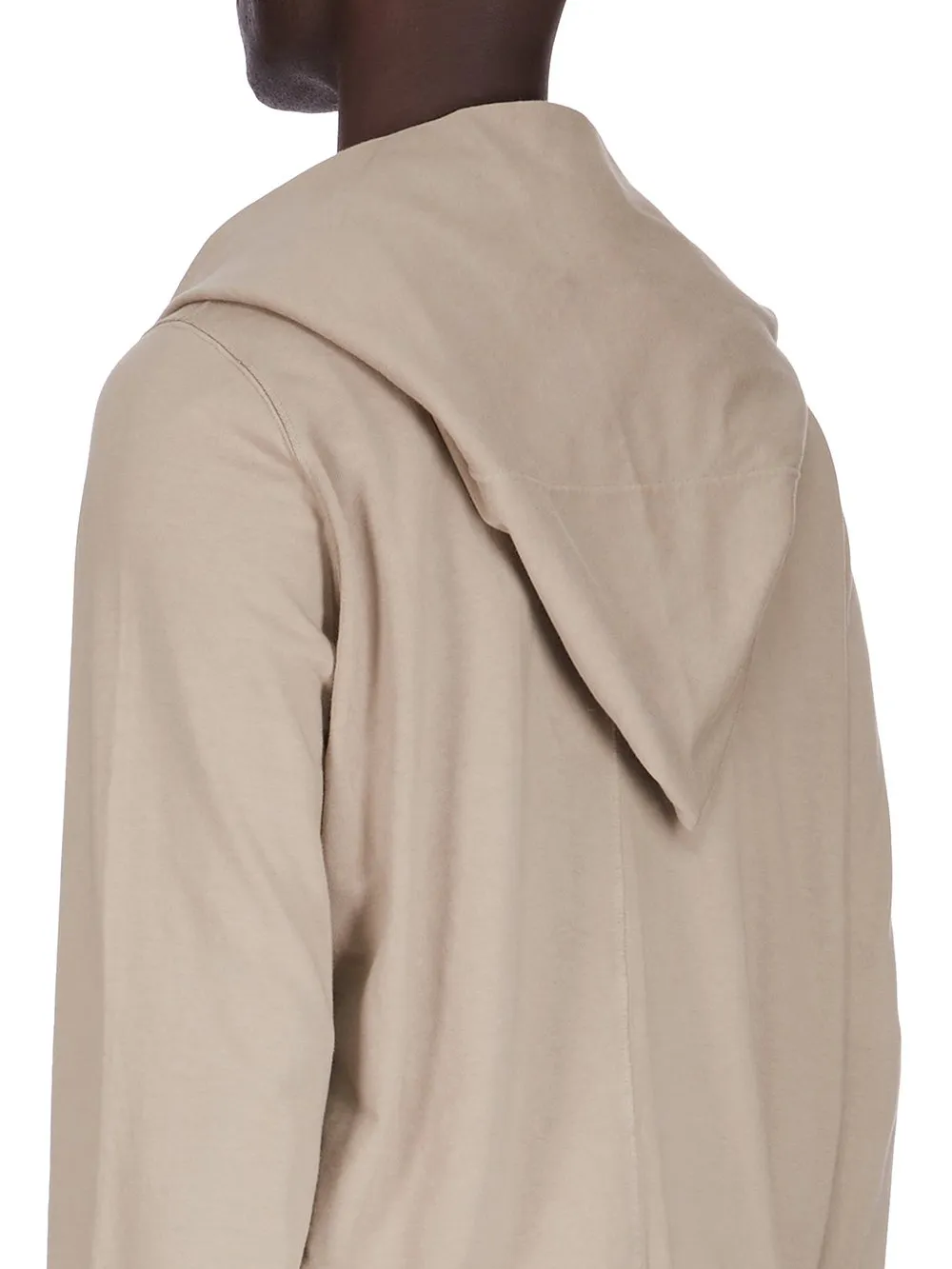 Drkshdw Concordians Mountain Hoodie In Pearl Compact Heavy Jersey