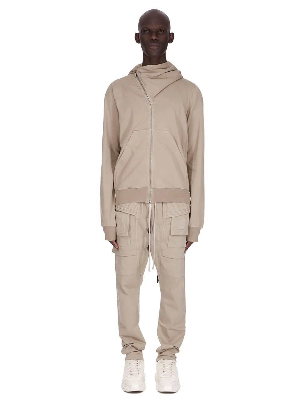 Drkshdw Concordians Mountain Hoodie In Pearl Compact Heavy Jersey