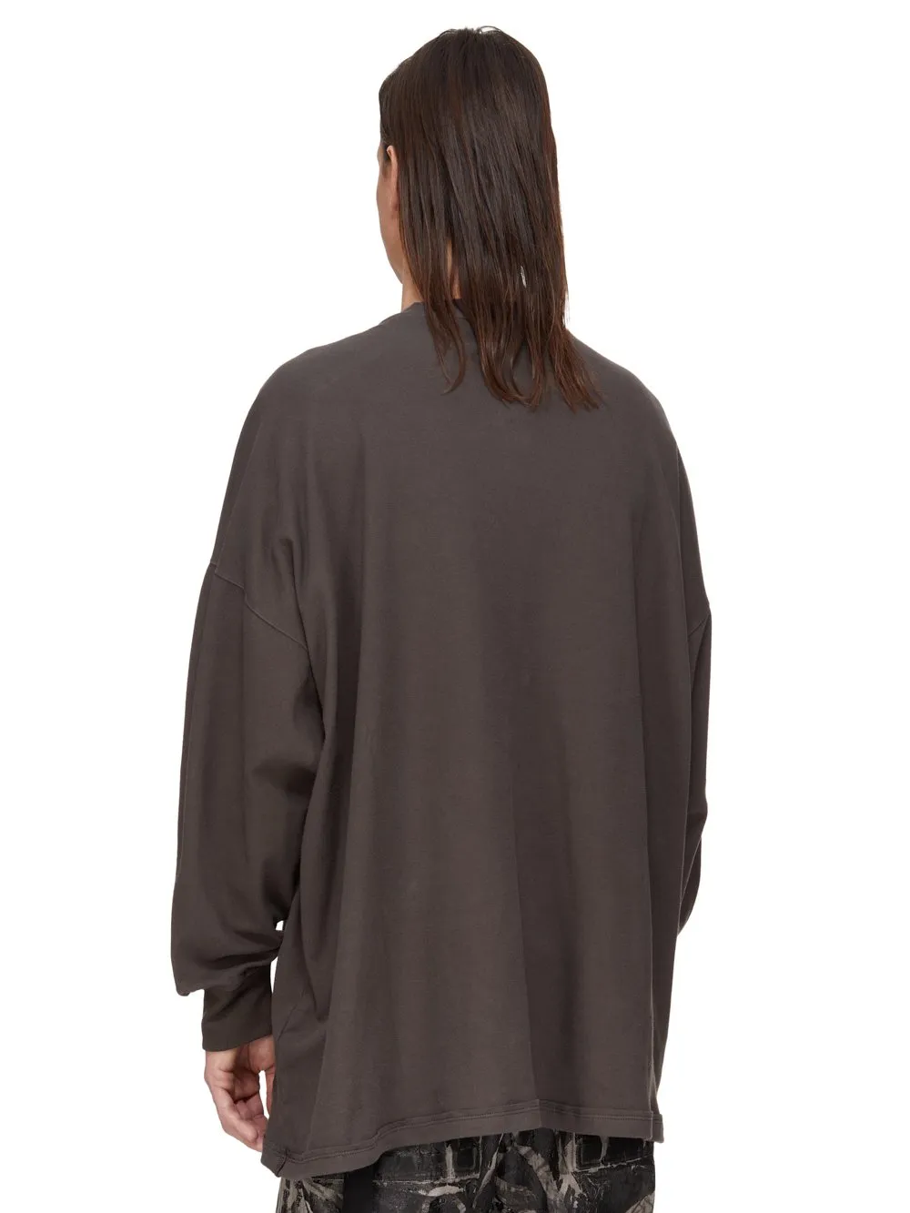Drkshdw Concordians Tommy Ls Sweat In Drkdust Double Brushed Jersey