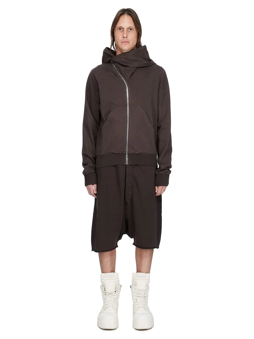 Drkshdw Concordians Mountain Hoodie In Darkdust Compact Heavy Jersey