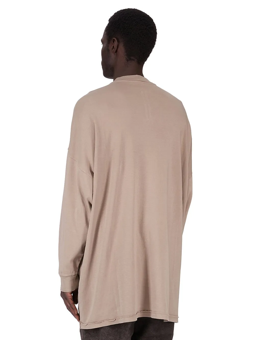 Drkshdw Concordians Tommy Ls Sweat In Dirty Pearl Double Brushed Jersey