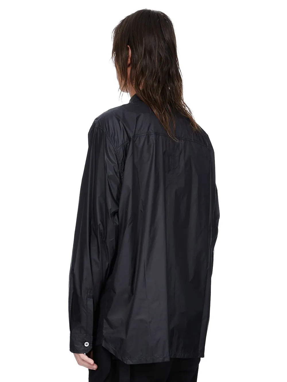 Drkshdw Concordians Jumbo Outershirt In Black Recycled Nylon