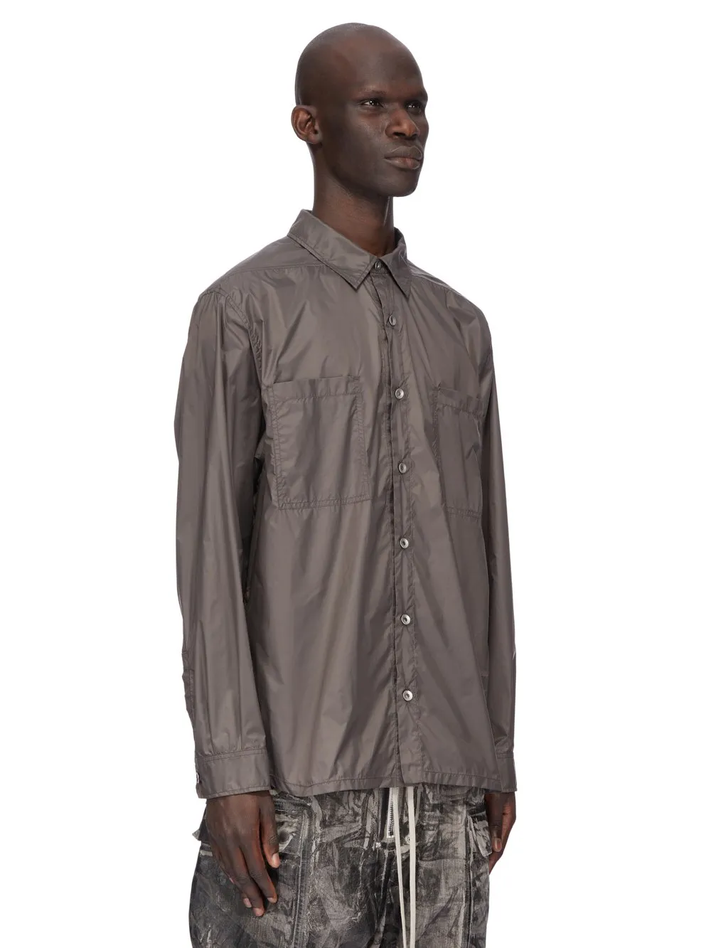 Drkshdw Concordians Jumbo Outershirt In Bronze Recycled Nylon