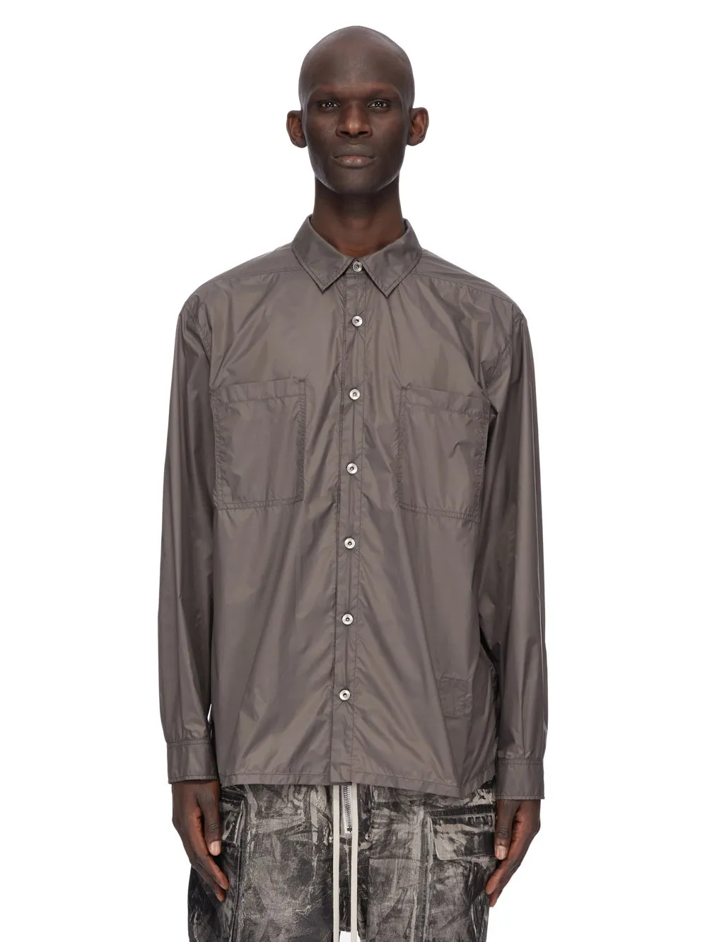Drkshdw Concordians Jumbo Outershirt In Bronze Recycled Nylon
