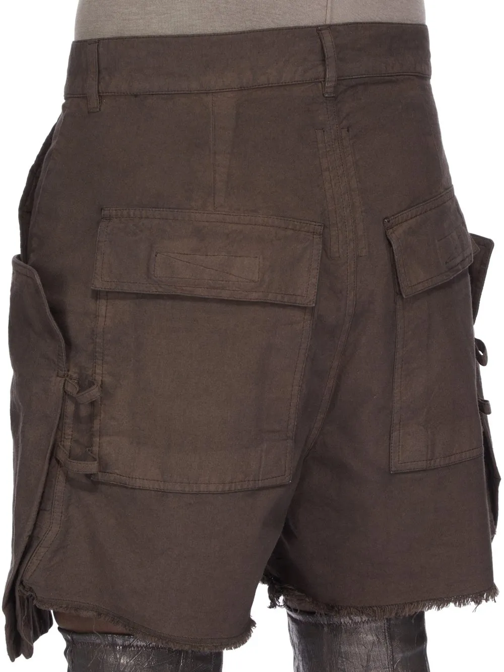 Drkshdw Concordians Stefan Cargo Shorts In Drkdust Cotton Tela