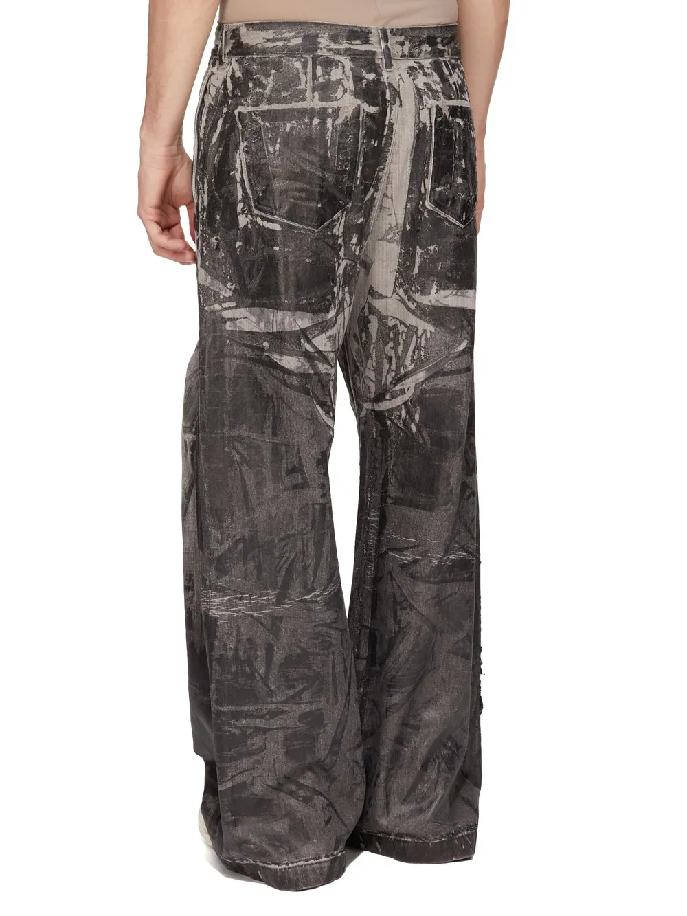 Drkshdw Concordians Geth Jeans In 13Oz Washed Foil Denim