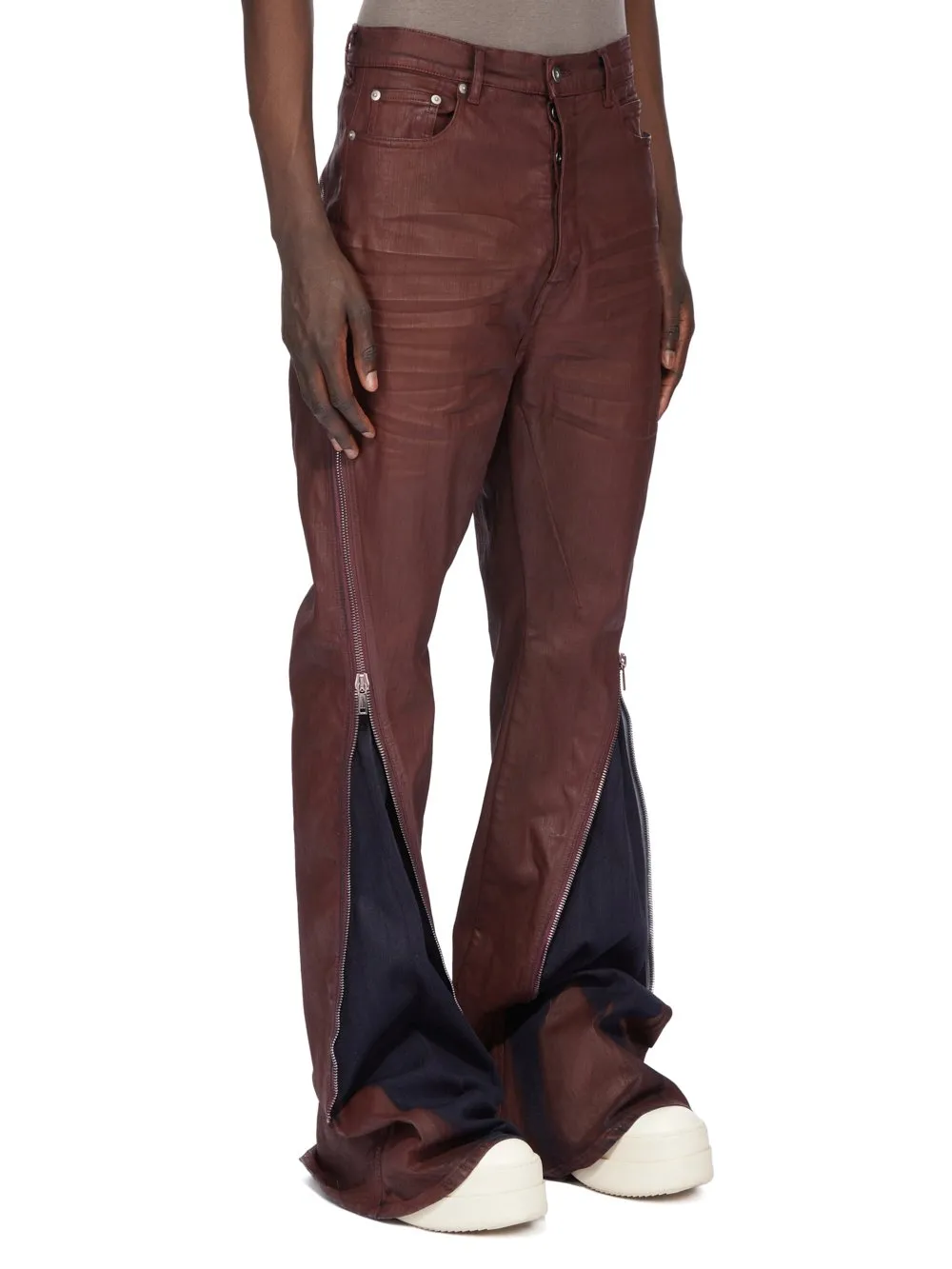 Drkshdw Concordians Bolan Banana In Scab Wax Stretch Denim