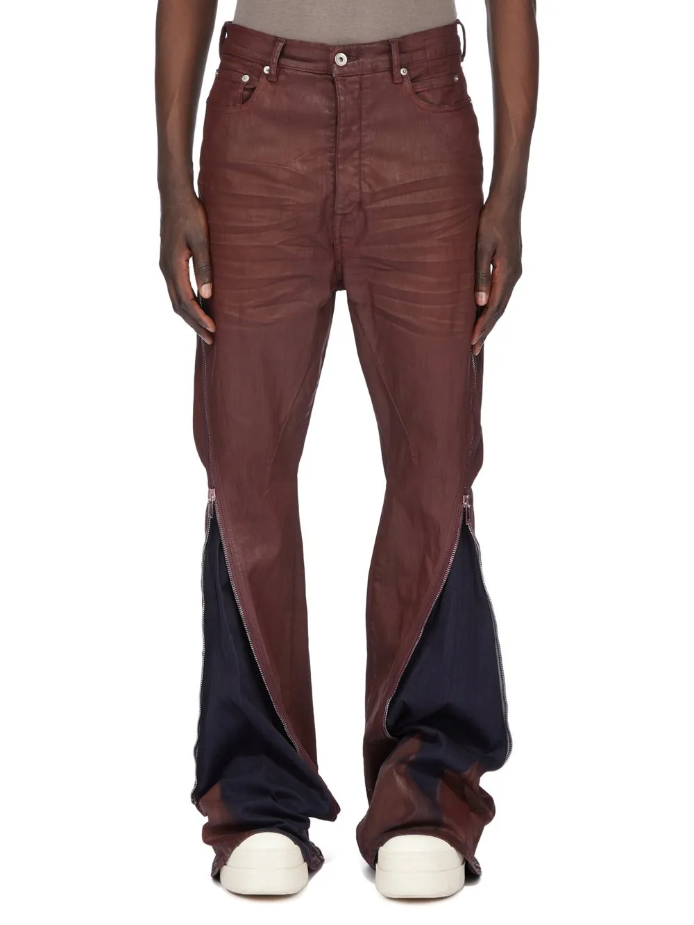 Drkshdw Concordians Bolan Banana In Scab Wax Stretch Denim