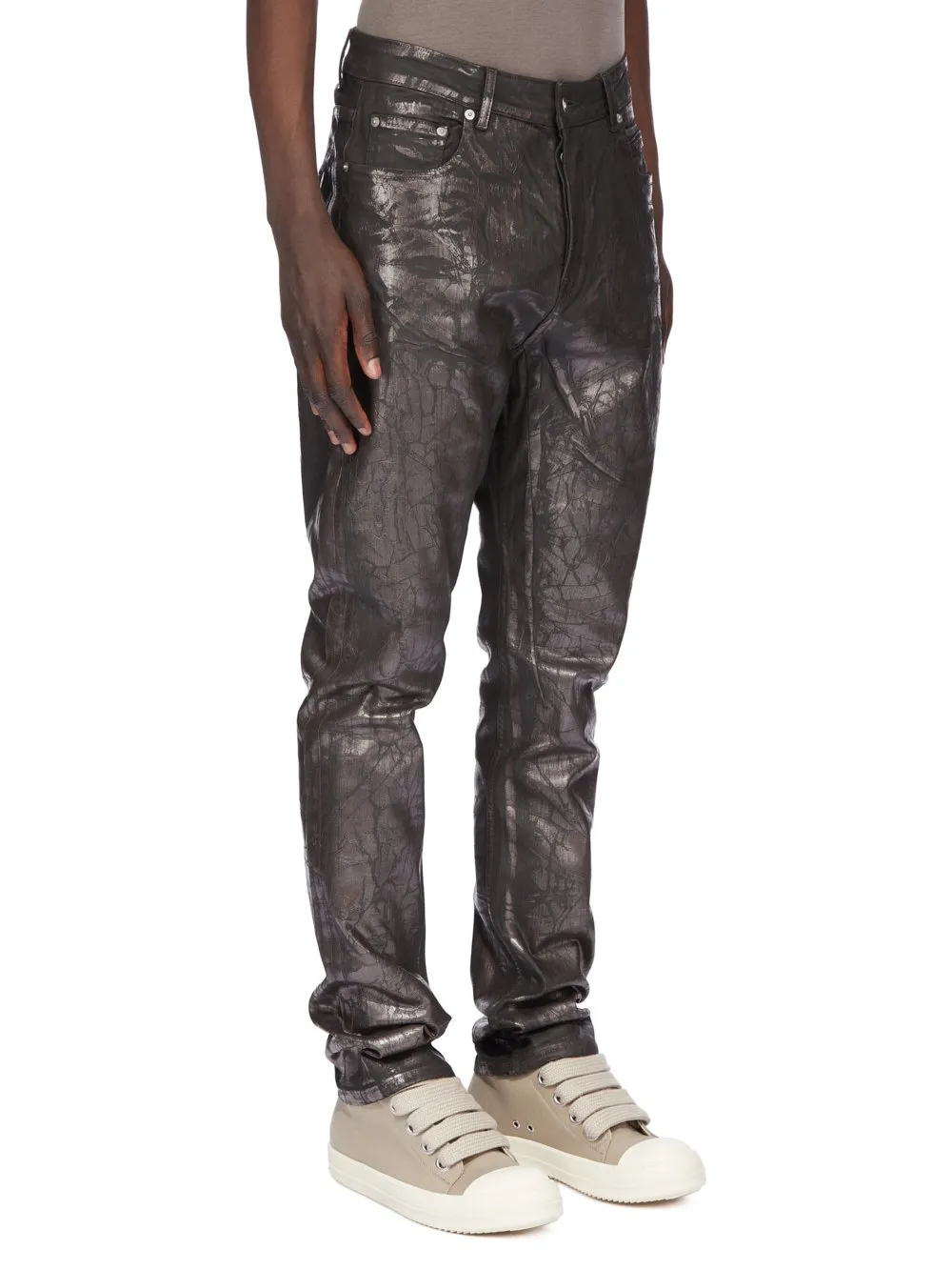 Drkshdw Concordians Detroit Cut In In Bronze Megacrust Stretch Denim