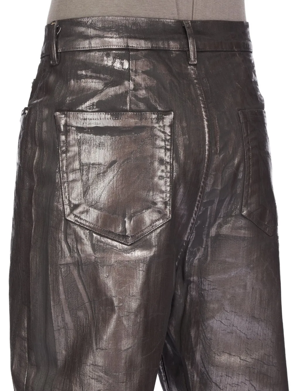 Drkshdw Concordians Bolan Bootcut In Bronze Megacrust Stretch Denim
