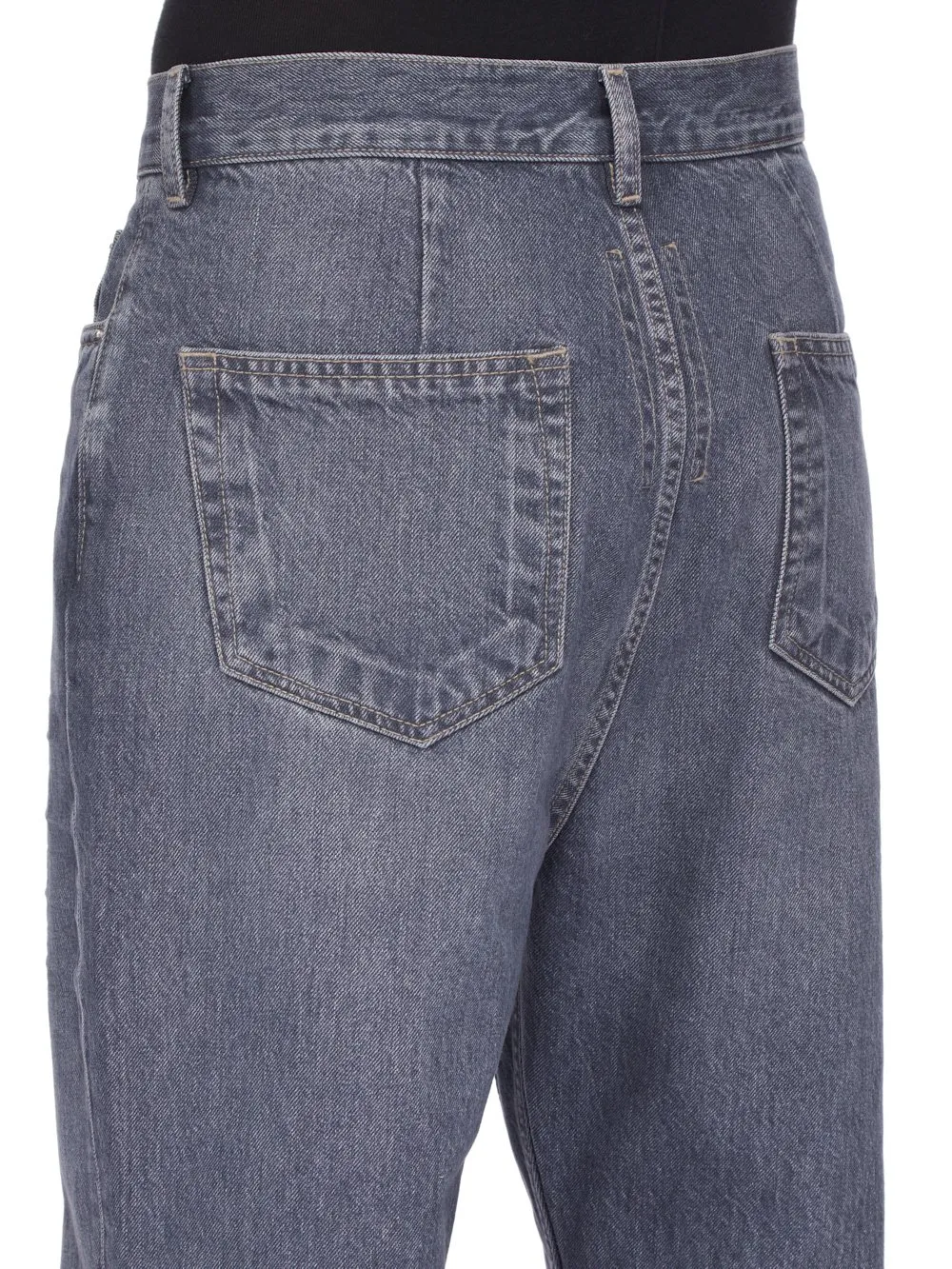 Drkshdw Concordians Bolan Bootcut In 13Oz Stone Washed Grey Denim