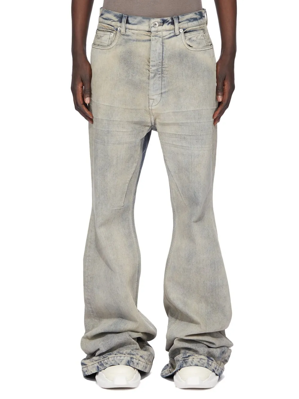 Drkshdw Concordians Bolan Bootcut In 13Oz Mineral Pearl Denim
