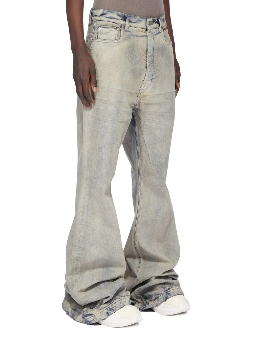 Drkshdw Concordians Bolan Bootcut In 13Oz Mineral Pearl Denim