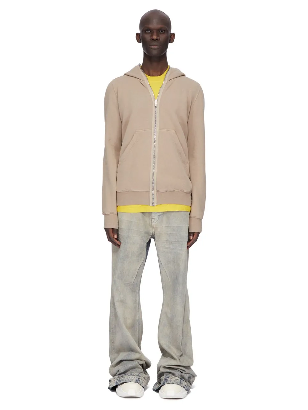 Drkshdw Concordians Bolan Bootcut In 13Oz Mineral Pearl Denim