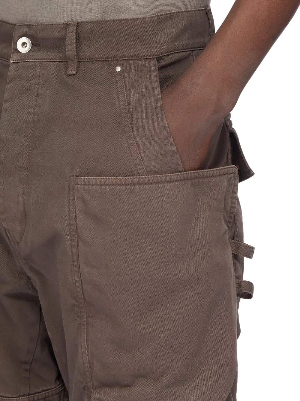Drkshdw Concordians Stefan Cargo In Darkdust Cotton Twill