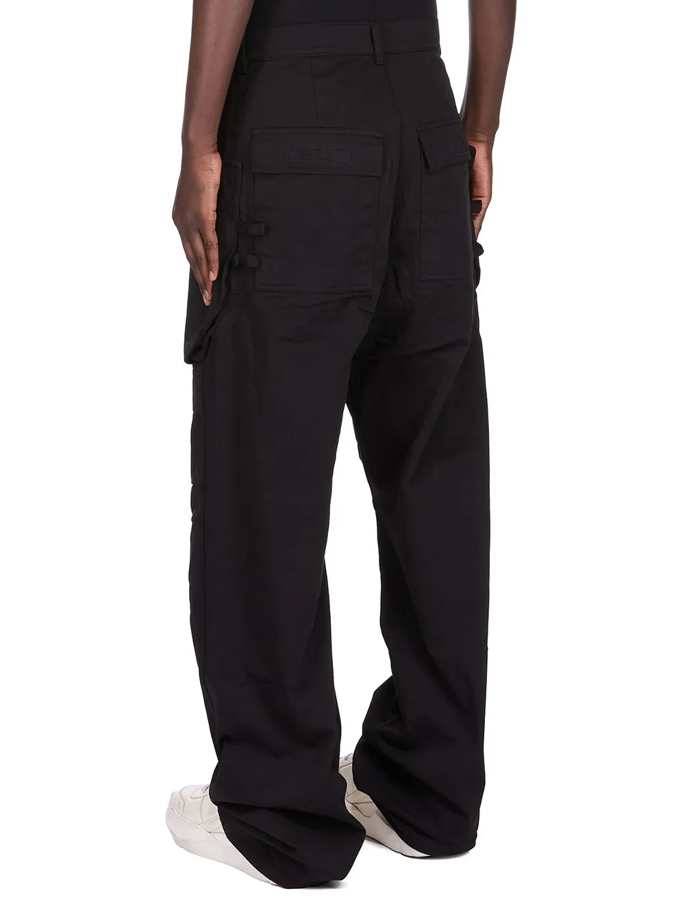Drkshdw Concordians Stefan Cargo In Black Cotton Twill