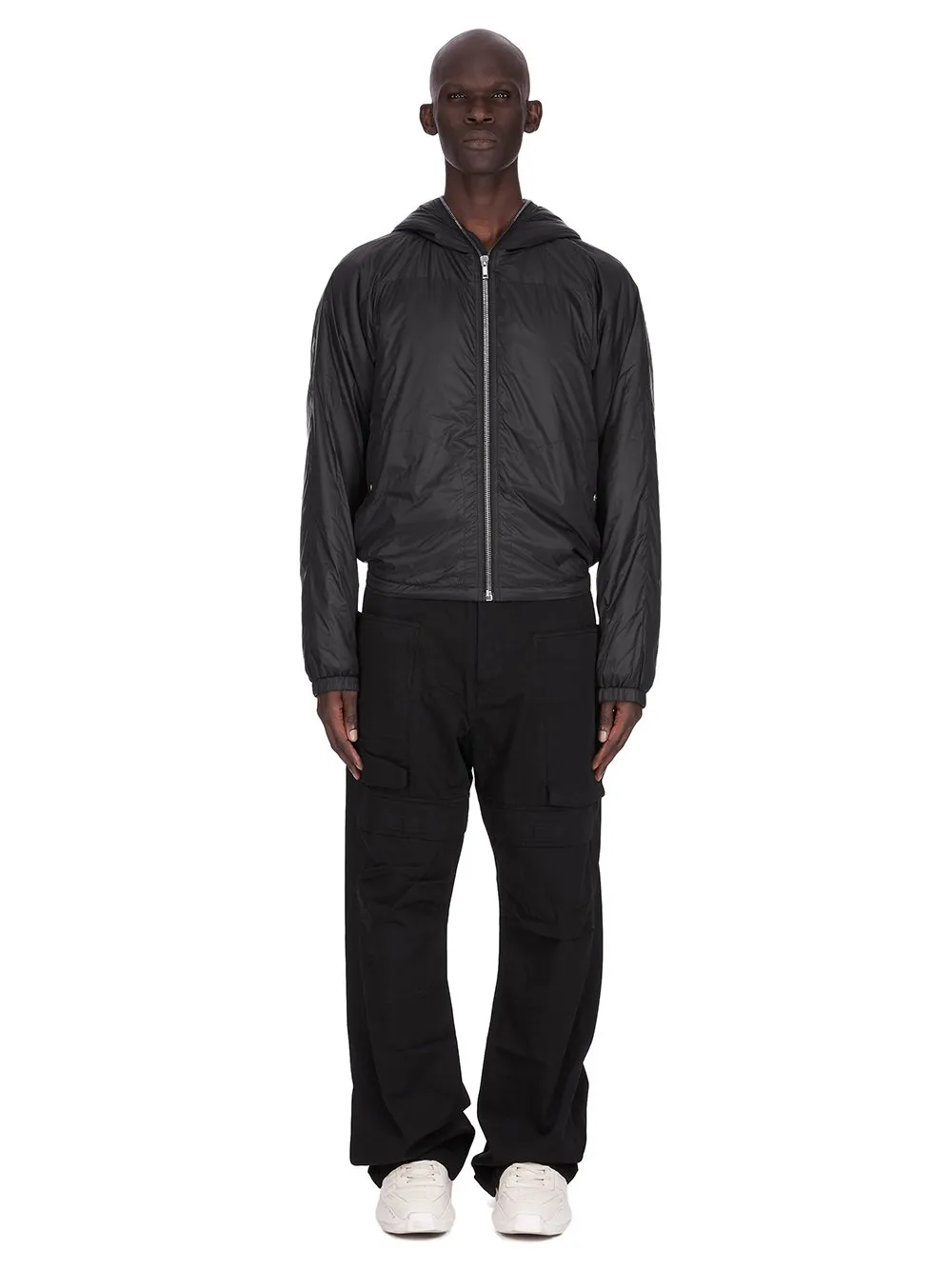 Drkshdw Concordians Stefan Cargo In Black Cotton Twill