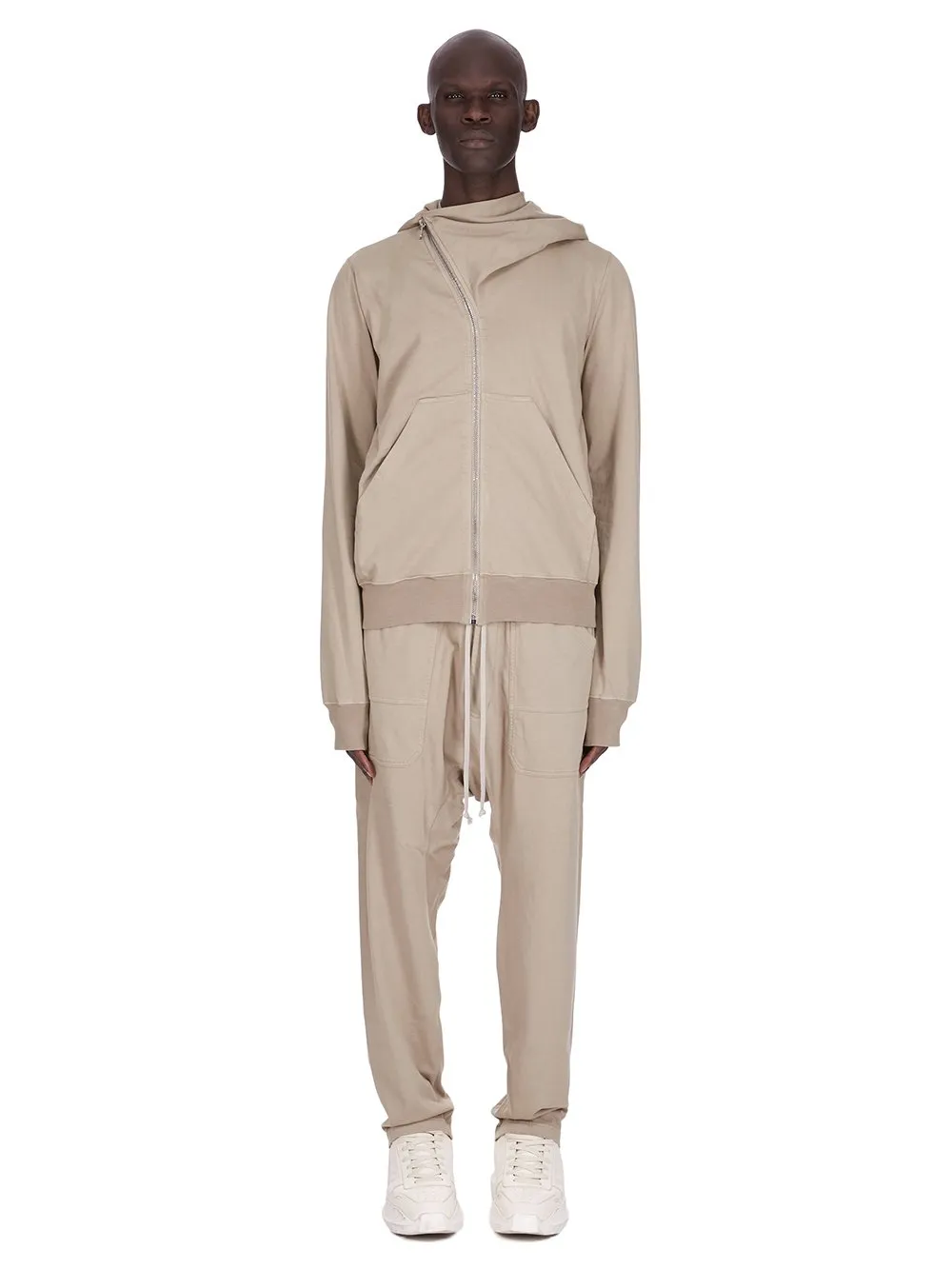 Drkshdw Concordians Classic Cargo Drawstring In Dirty Pearl Compact Heavy Jersey.