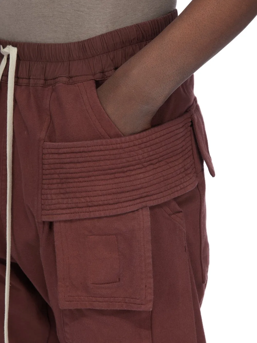 Drkshdw Concordians Creatch Cargo Drawstring In Scab Compact Heavy Jersey