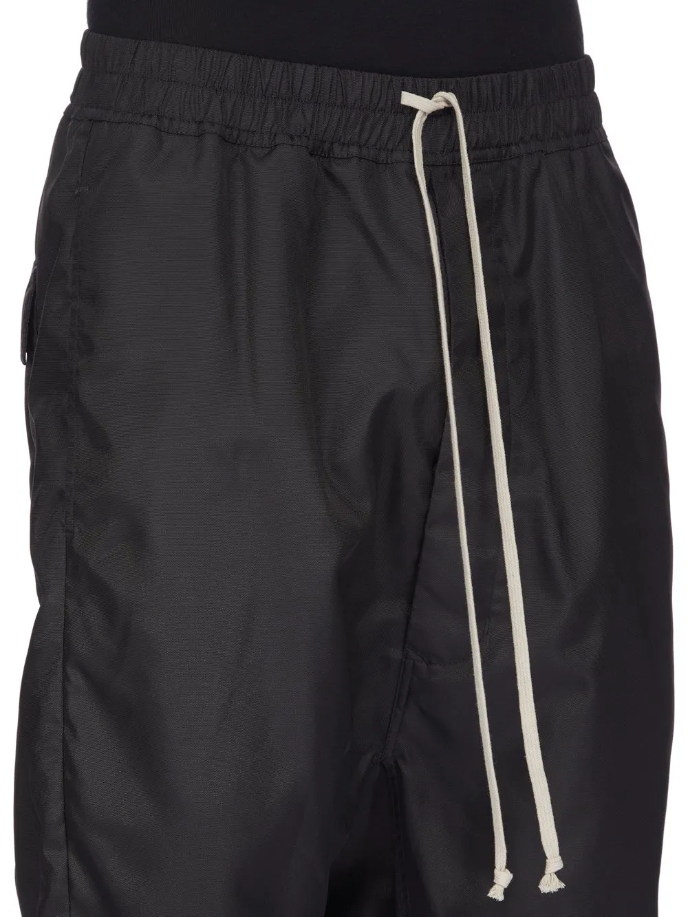 Drkshdw Concordians Drawstring Pods In Black Nylon Canvas