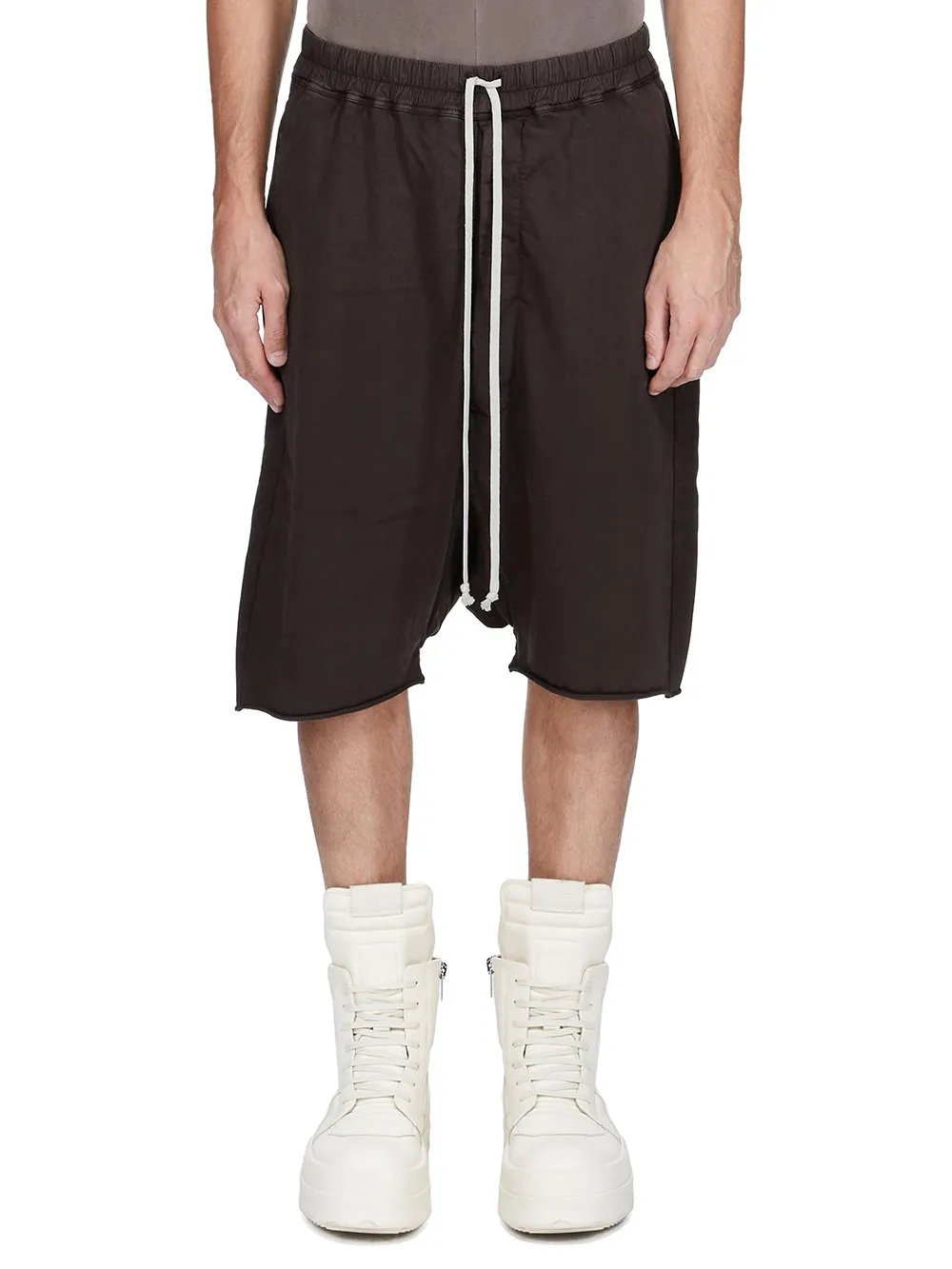 Drkshdw Concordians Drawstring Pods In Darkdust Compact Heavy Jersey