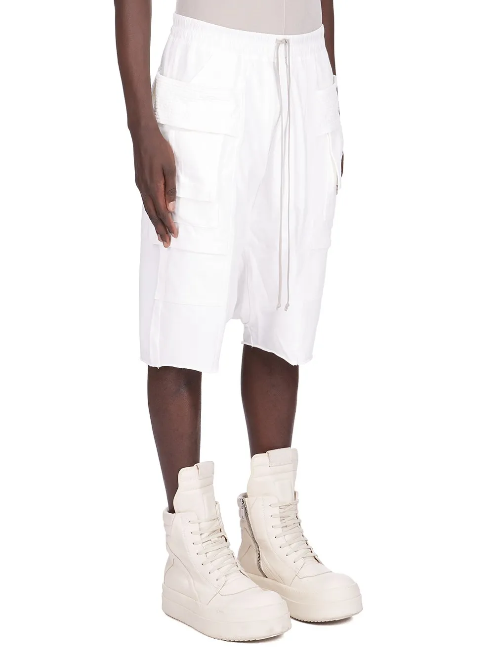 Drkshdw Concordians Creatch Cargo Pods In Milk Compact Heavy Jersey