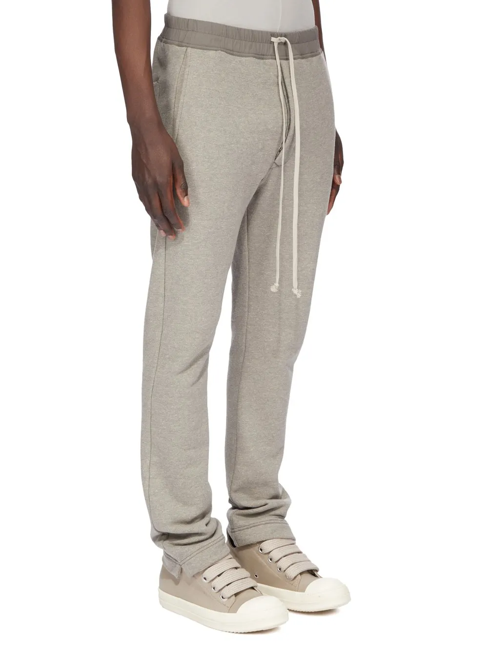 Drkshdw Concordians Berlin Drawstring In Melange Grey Felpa Jersey
