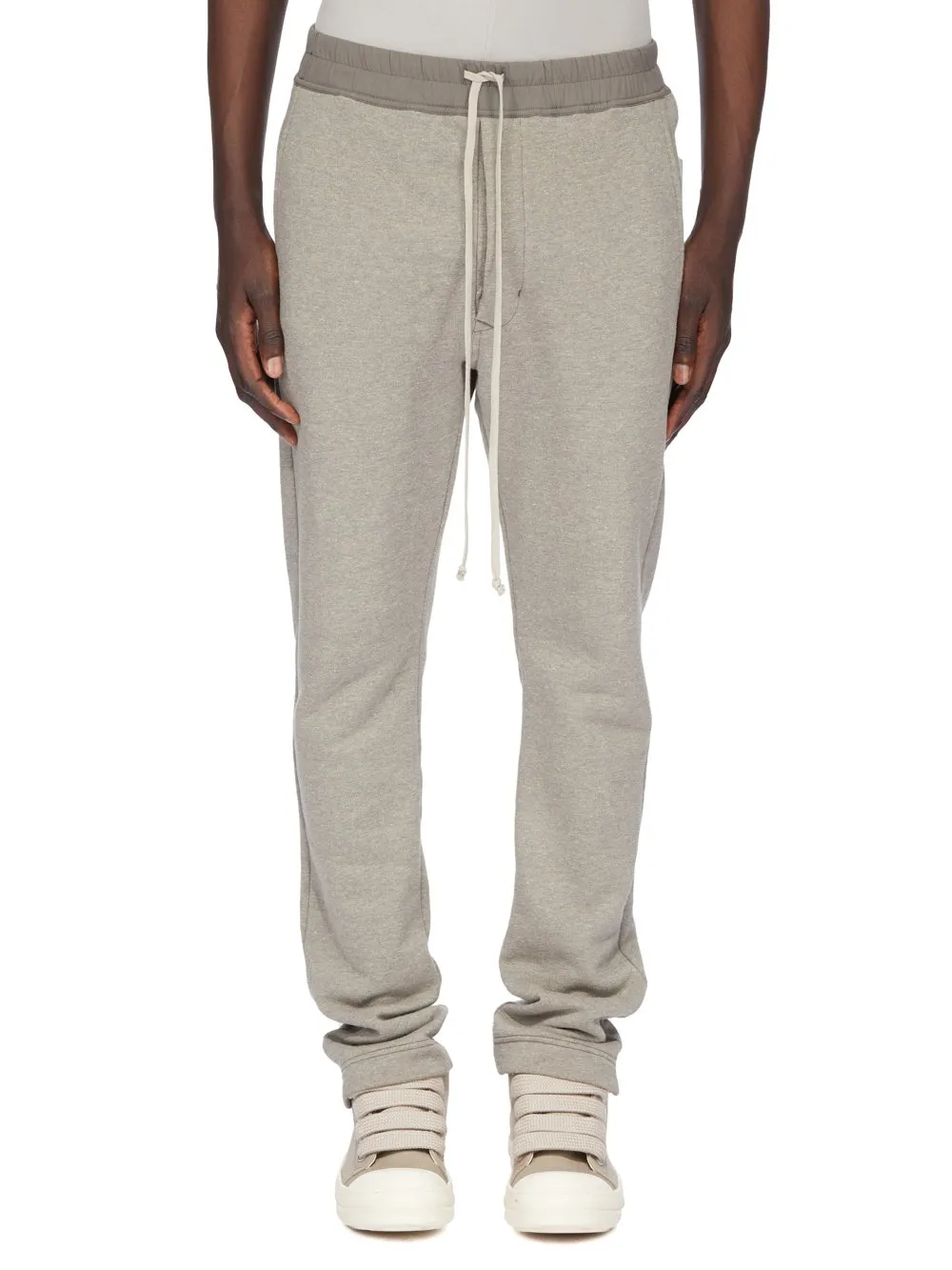 Drkshdw Concordians Berlin Drawstring In Melange Grey Felpa Jersey