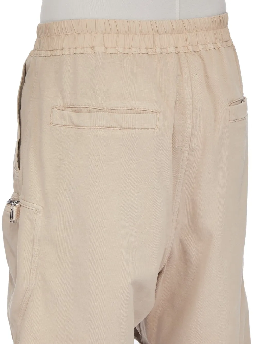 Drkshdw Concordians Bauhaus Shorts In Dirty Pearl Compact Heavy Jersey