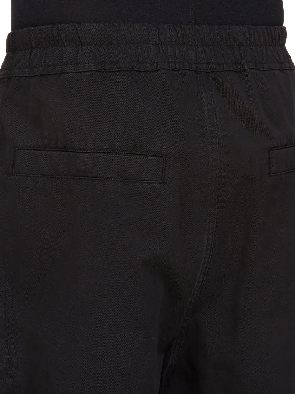 Drkshdw Concordians Bauhaus Shorts In Black Cotton Twill