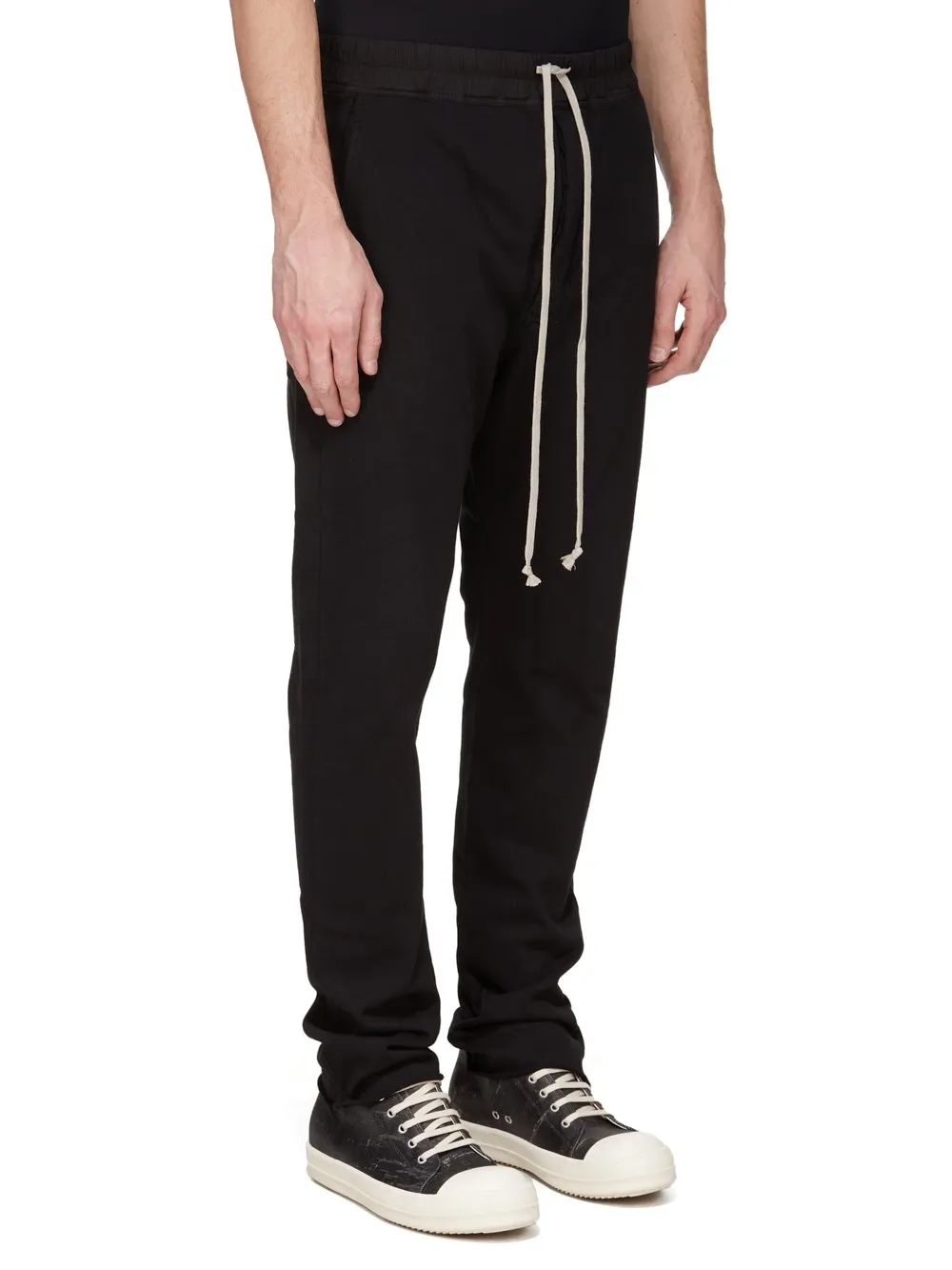 Drkshdw Concordians Berlin Drawstring In Black Compact Heavy Jersey