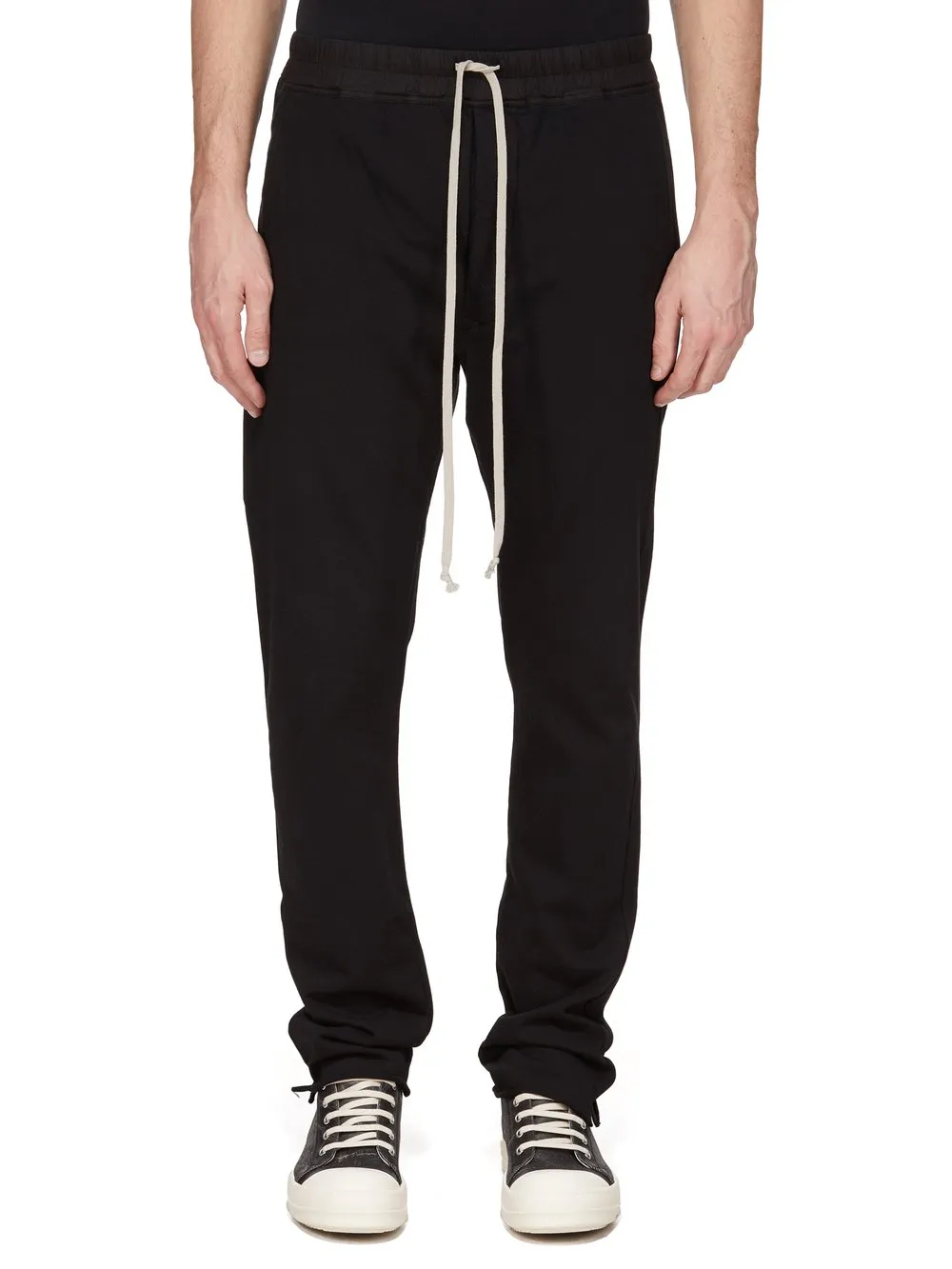 Drkshdw Concordians Berlin Drawstring In Black Compact Heavy Jersey