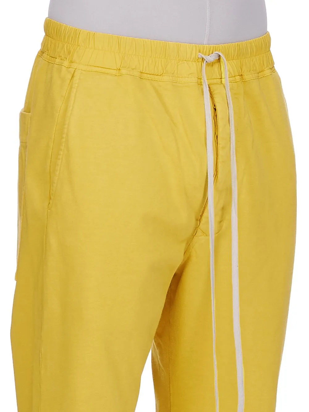 Drkshdw Concordians Berlin Drawstring In Lemon Compact Heavy Jersey