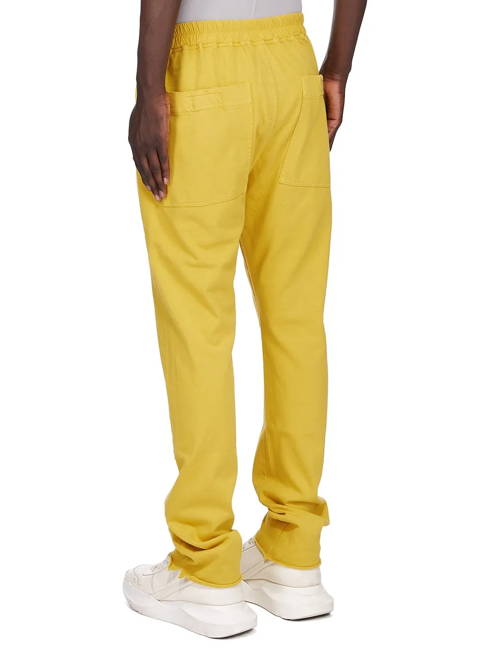 Drkshdw Concordians Berlin Drawstring In Lemon Compact Heavy Jersey