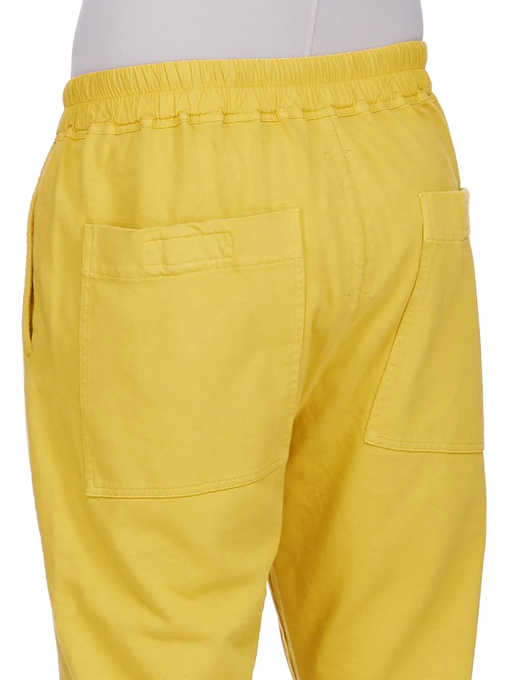 Drkshdw Concordians Berlin Drawstring In Lemon Compact Heavy Jersey