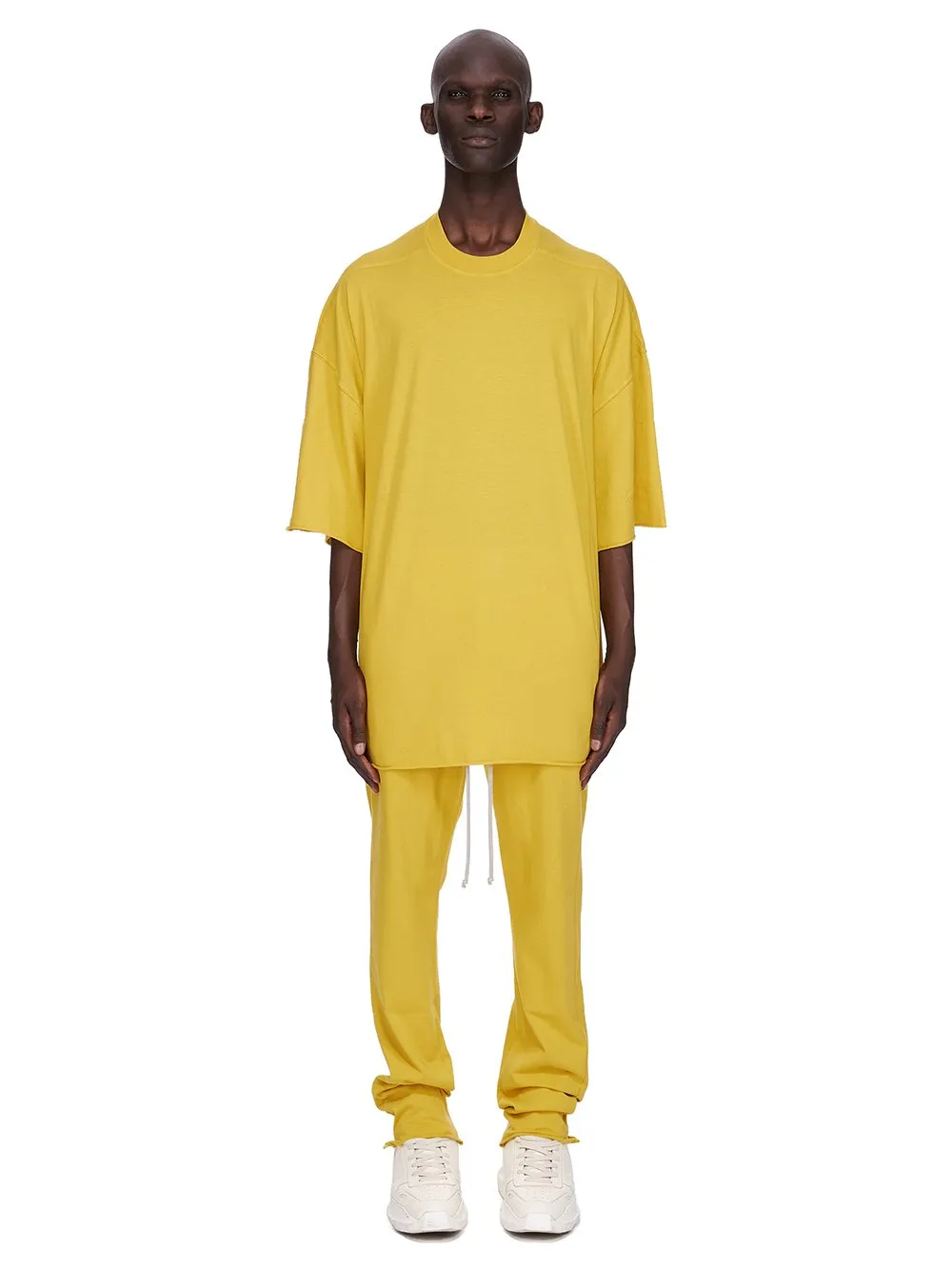 Drkshdw Concordians Berlin Drawstring In Lemon Compact Heavy Jersey
