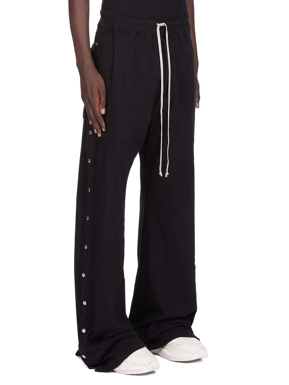 Drkshdw Concordians Pusher Pants In Black Double Brushed Jersey