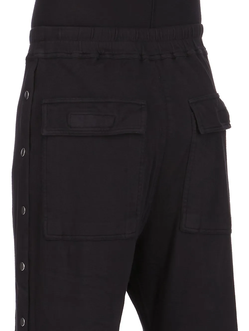 Drkshdw Concordians Pusher Pants In Black Double Brushed Jersey