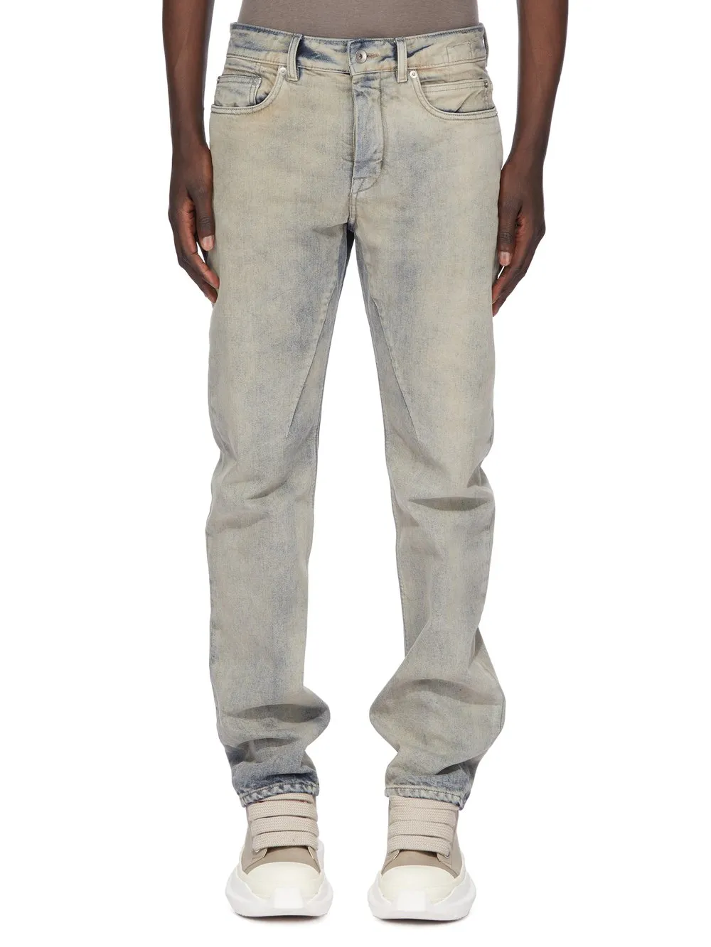 Drkshdw Concordians Fog Cut In 13Oz Mineral Pearl Denim