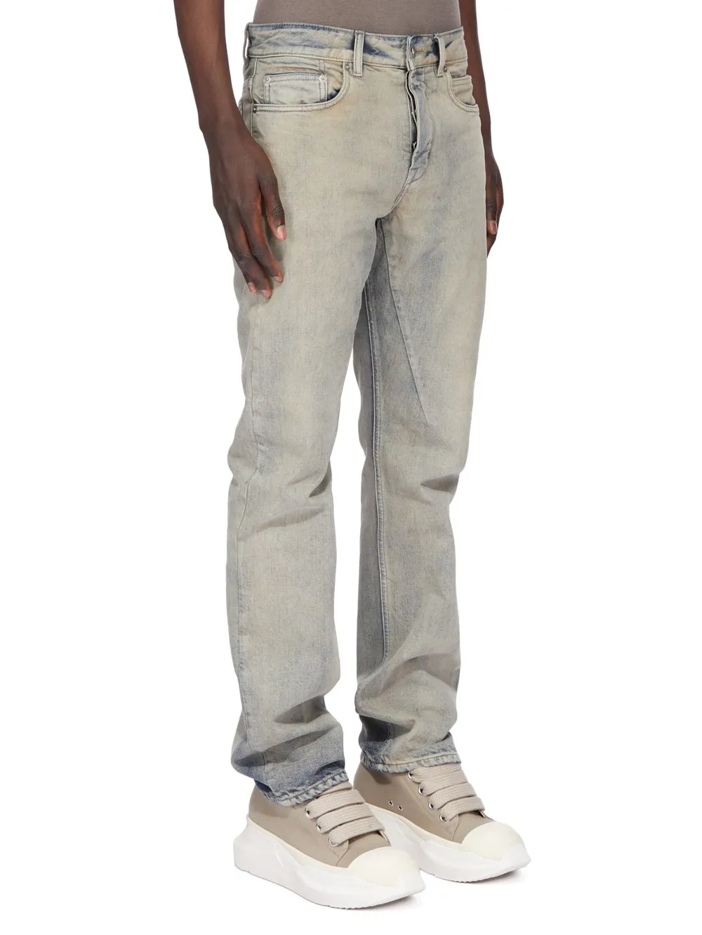 Drkshdw Concordians Fog Cut In 13Oz Mineral Pearl Denim