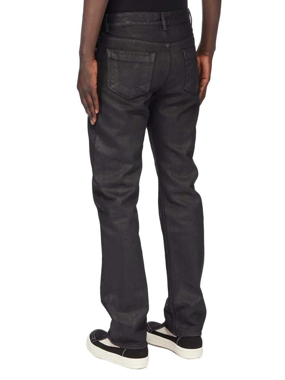 Drkshdw Concordians Fog Cut In 13Oz Black Wax Denim