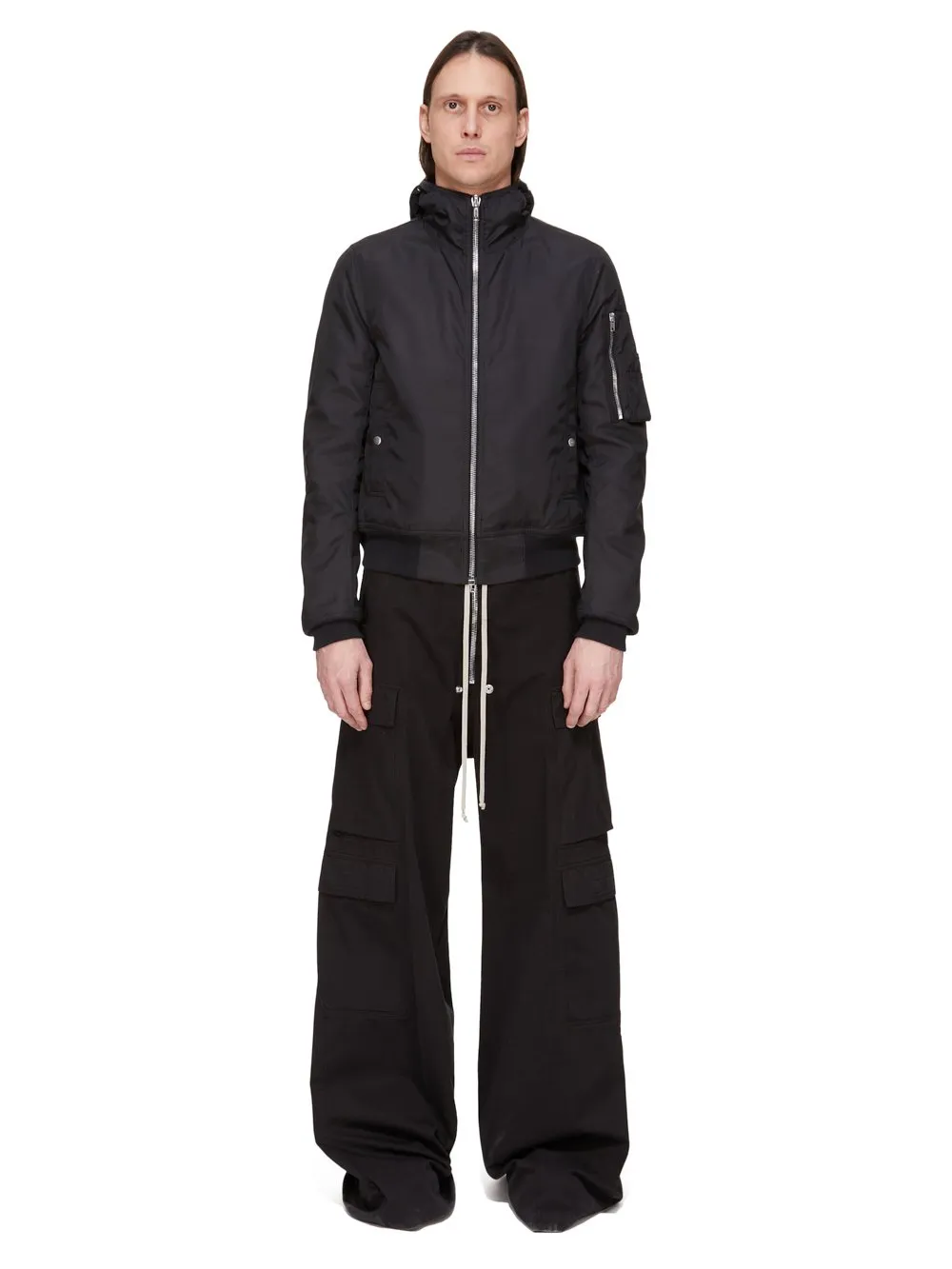 Drkshdw Concordians Double Cargo Jumbo Belas In Black