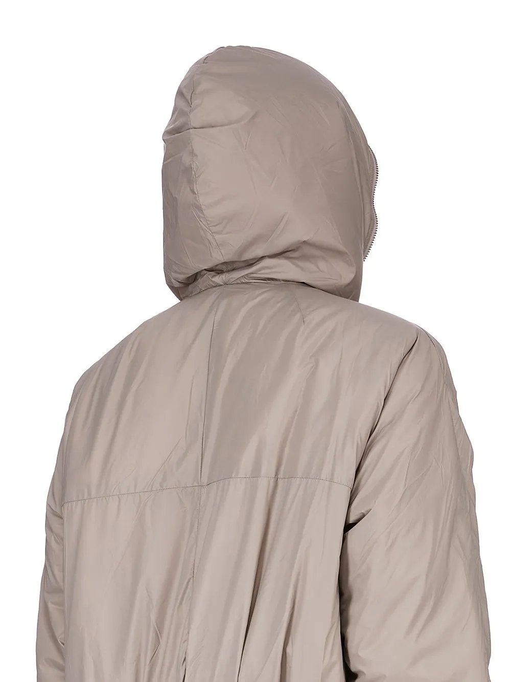 Drkshdw Concordians Sealed Windbreaker In Dirty Pearl Recycled Nylon.