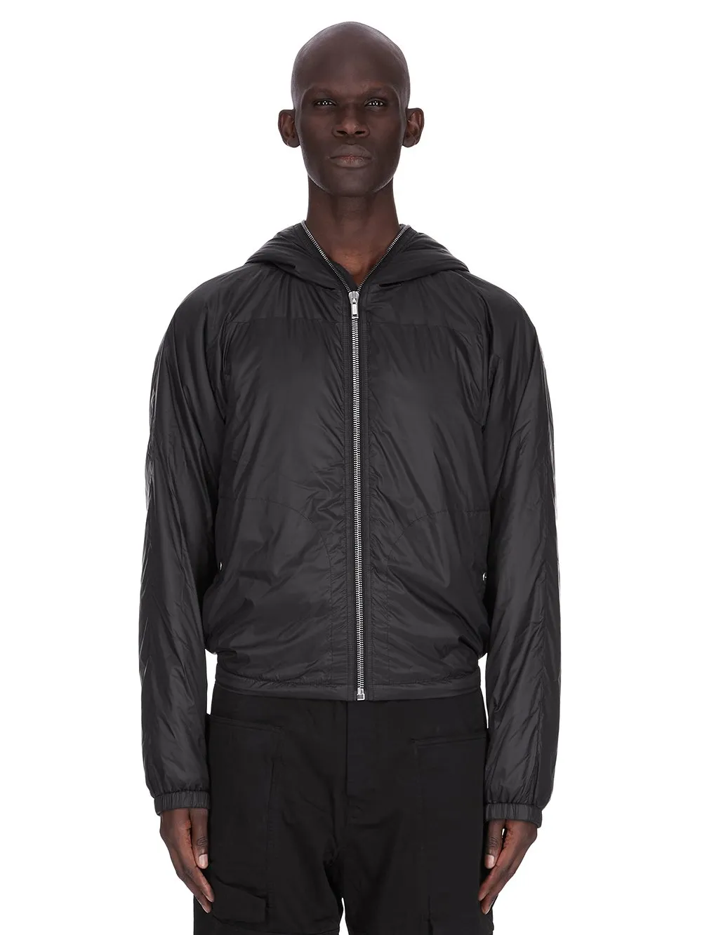Drkshdw Concordians Sealed Windbreaker In Black Recycled Nylon.