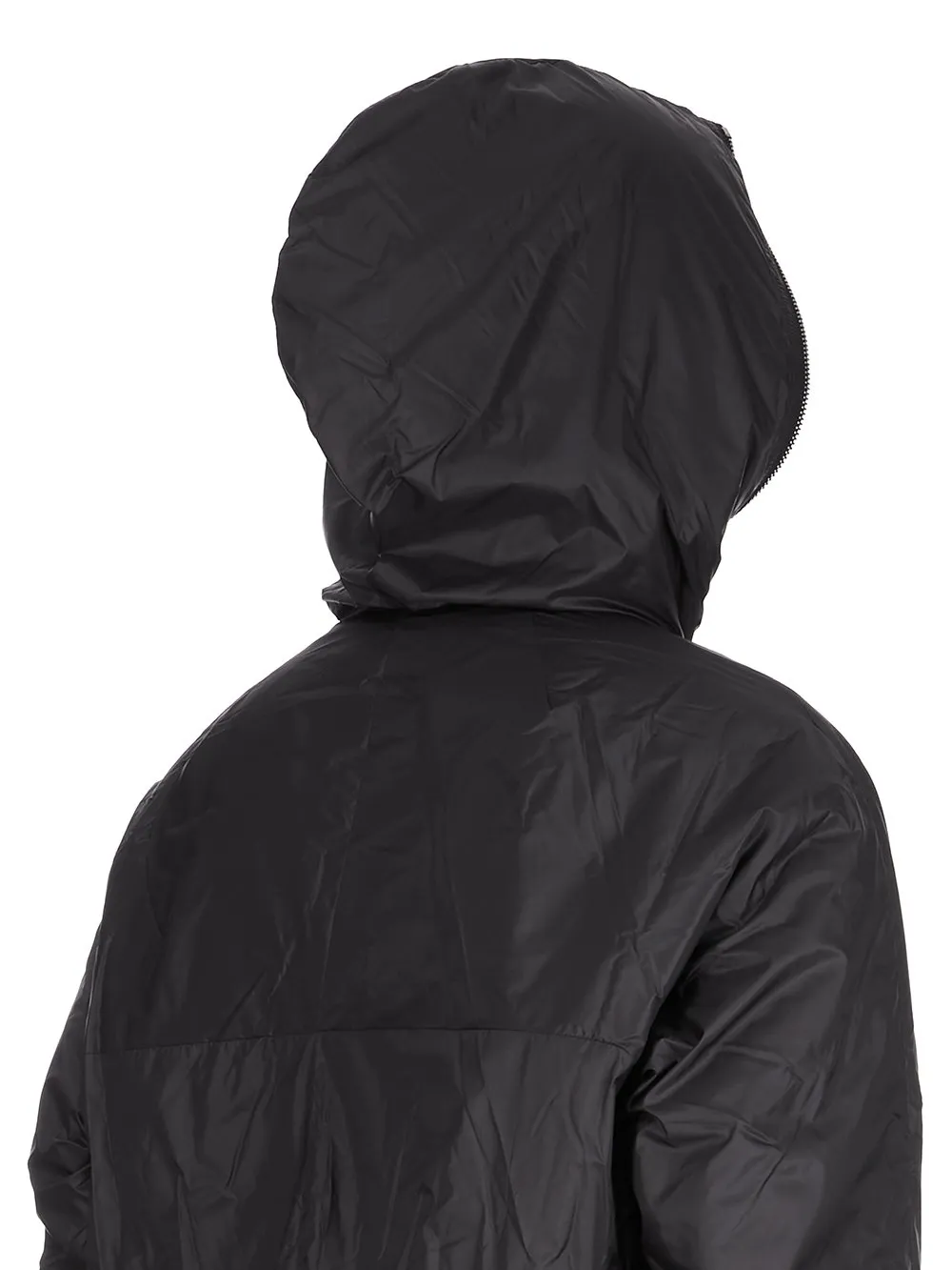 Drkshdw Concordians Sealed Windbreaker In Black Recycled Nylon.