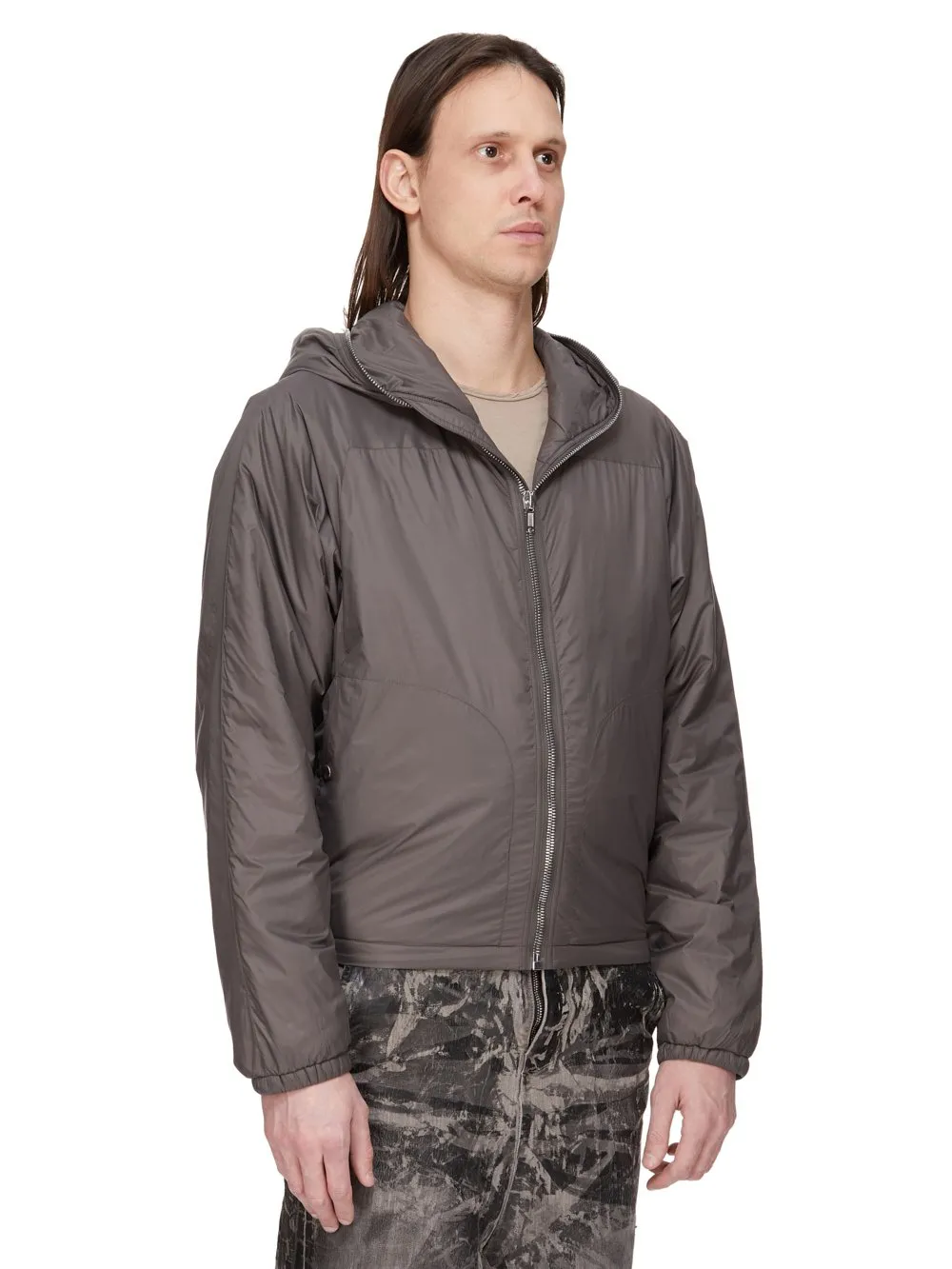 Drkshdw Concordians Sealed Windbreaker In Bronze Recycled Nylon.