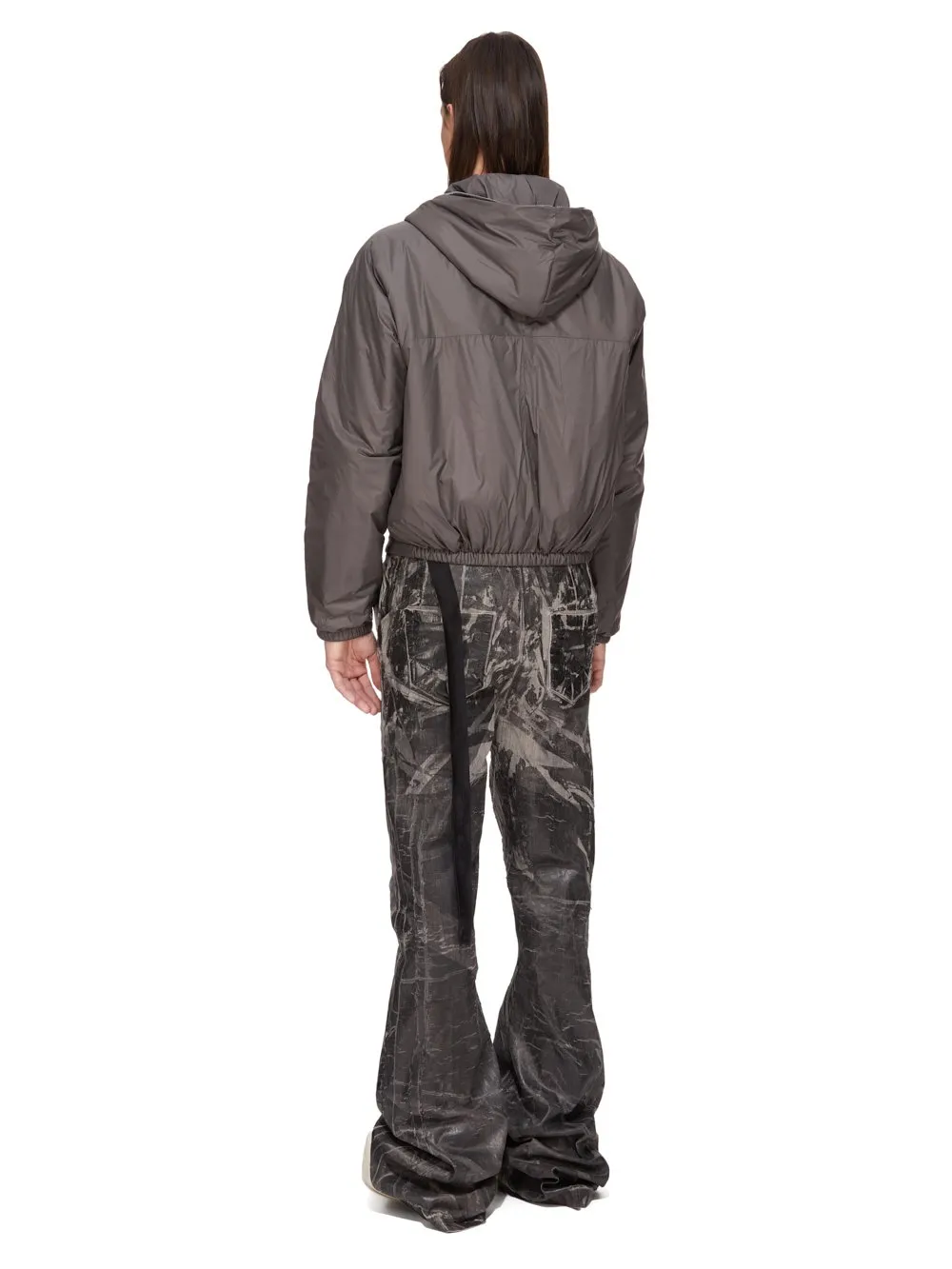 Drkshdw Concordians Sealed Windbreaker In Bronze Recycled Nylon.