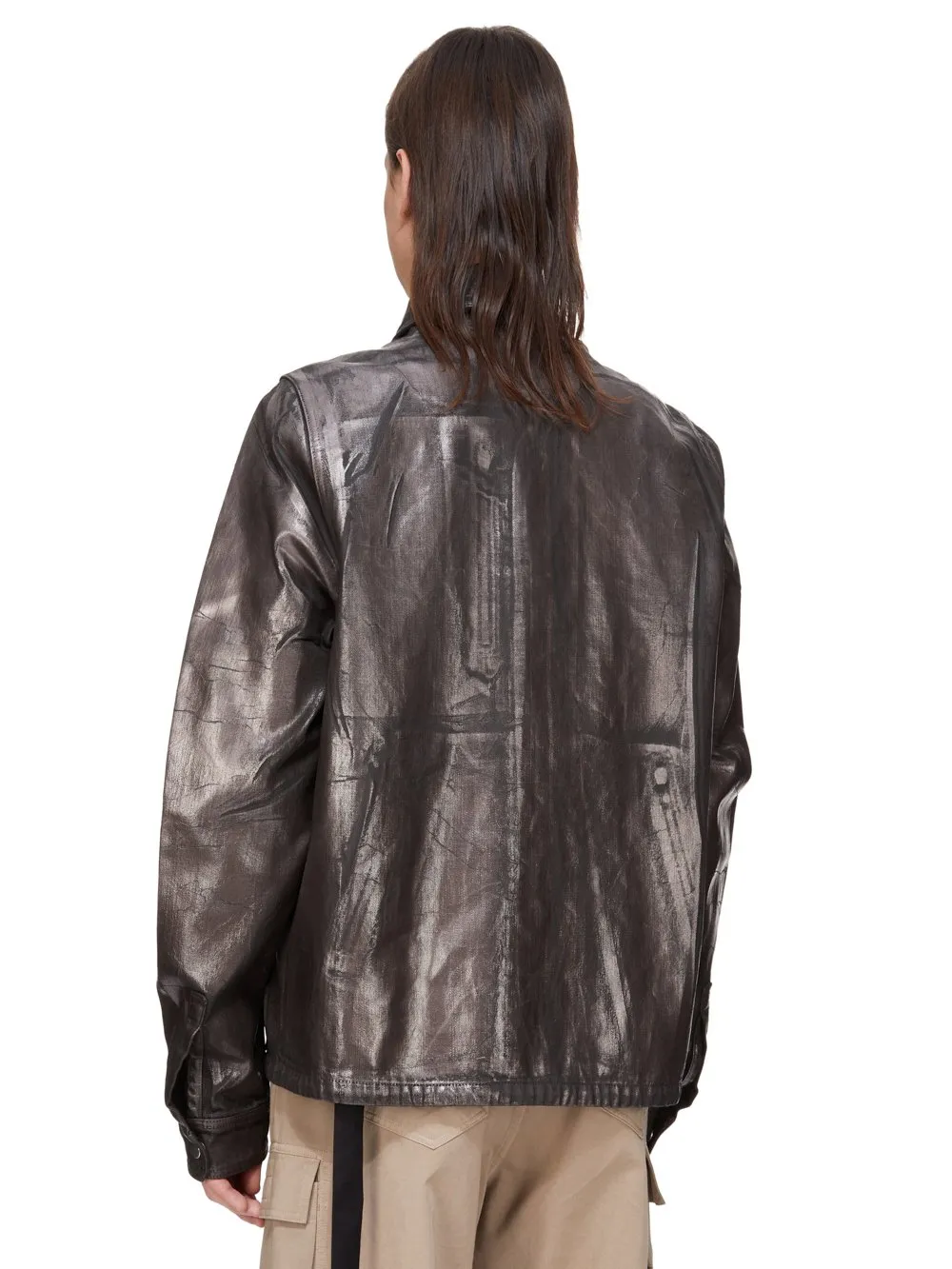 Drkshdw Concordians Concealed Zipfront Jkt 13Oz Bronze Megacrust Denim