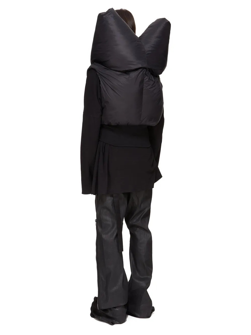 Drkshdw Concordians Anubis Vest In Black Recycled Nylon