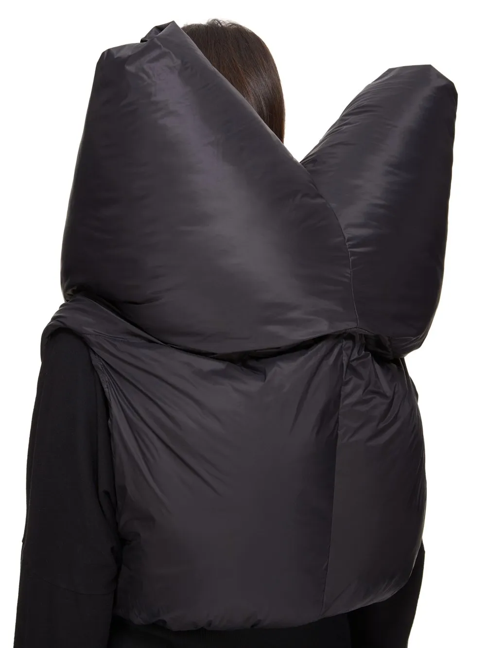 Drkshdw Concordians Anubis Vest In Black Recycled Nylon